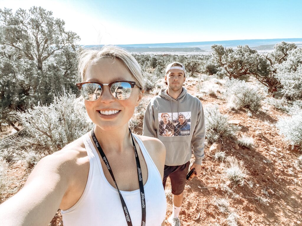 exploring public land in Kanab, Utah